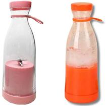 Mini liquidificador mixer garrafa shake portátil usb frutas recarregável - CONTENT