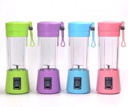 Mini Liquidificador Mixer Portátil Shake Com Squeeze SFio Recarregável 380 Ml com Peneira - No HM 03