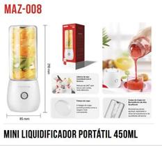 Mini Liquidificador Portátil 400ml - TOMATE MAZ-008 Mini Liquidificador Portátil 400ml - TOMATE MAZ-008