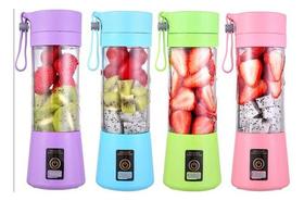 Mini Liquidificador Portátil com 6 Lâminas e Recarregável - Bebidas Frescas em Qualquer Lugar