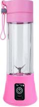 Mini Liquidificador Portátil Elétrico Recarregável USB Rosa Mini Liquidificador Portátil Elétrico Recarregável USB Rosa