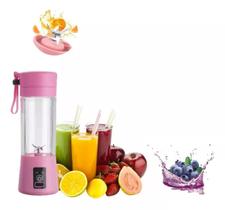 Mini Liquidificador Portátil Garrafa 6 Laminas Recarregavel