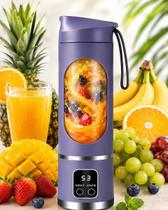 Mini Liquidificador Portátil Mixer Recarregável USB Branco 400 mL Mini Liquidificador Portátil Mixer Recarregável USB Branco 400 mL