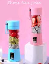 Mini Liquidificador Portátil Multifuncional Shake Take Juice Cup 4 Lâminas Recarregável