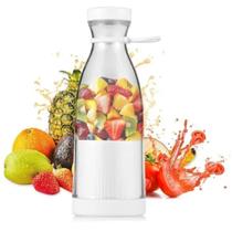 Mini Liquidificador Portátil Recarregável 420ml Branco Mini Liquidificador Portátil Recarregável 420ml Branco
