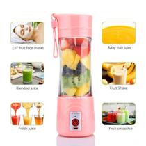 Mini Liquidificador Portátil Recarregável 6 Lâminas Shake Sucos Vitaminas - USB - B-MAX