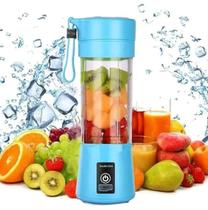 Mini Liquidificador Portátil Recarregável Com 6 Lâminas 380ML Cabo USB Mini Liquidificador Portátil Recarregável Com 6 Lâminas 380ML Cabo USB