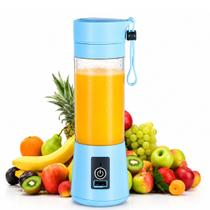 Mini Liquidificador Portátil Recarregável USB 380ML Prático Bebidas Frescas Sucos Shakes Vitamina Mini Liquidificador Portátil Recarregável USB 380ML Prático Bebidas Frescas Sucos Shakes Vitamina