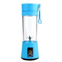 Mini Liquidificador Portátil Shake Juice Cup E Cabo Usb Azul