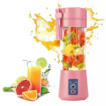 Mini Liquidificador Portátil Shake Juice Cup Rosa