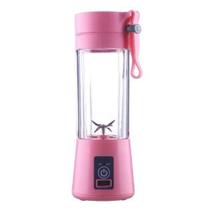 Mini Liquidificador Portátil Shake Recarregavel - Rosa