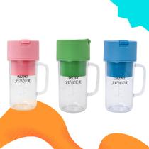 Mini Liquidificador Portátil Shake Suco Juice Cup Caneca Cabo USB - BOX EDILSON