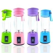 Mini Liquidificador Portátil Shake Take Juice Cup 6 Lâminas Recarregável Usb QH05 KIT2 - Kingleen