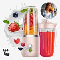 Mini Liquidificador Portátil Top Útil 400ml USB 6 Lâminas Mini Liquidificador Portátil Top Útil 400ml USB 6 Lâminas