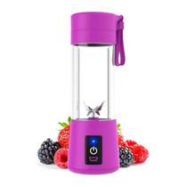 Mini Liquidificador Portátil USB 320ml 6 Lâminas