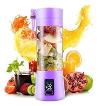 Mini Liquidificador Portátil USB para Shake, Suco e Frutas Cores Variadas, Prático e Ideal para Bebidas Saudáveis