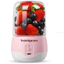 Mini liquidificador sem fio mixer portatil sucos vitamina fitness usb rosa recarregavel