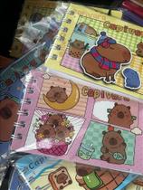 Mini livro de colorir de capivara com mais de 50 desenhos Mini livro de colorir de capivara com mais de 50 desenhos