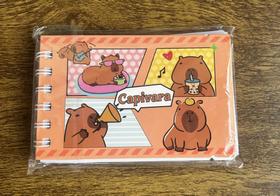 Mini livro de colorir de capivara Mini livro de colorir de capivara