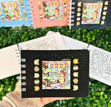 Mini Livro Para Colorir Bobbie Goods 90g 50 folhas Capa Mole A6