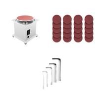 Mini Lixa Elétrica Disco Pegajoso Moedor De Mesa Multifuncional Máquina De Polimento De Gravação