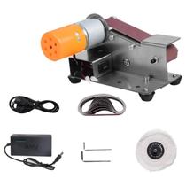 Mini Lixadeira Elétrica De Cinta Bivolt + 10 Lixa Worker