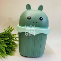 Mini Lixeira Bichinho Super Fofa com Adesivo - Interponte / WX Gift