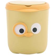 Mini lixeira Cute Yellow Duck Desktop Bin com tampa 250g Mini lixeira Cute Yellow Duck Desktop Bin com tampa 250g