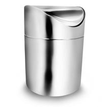 MIni Lixeira De Inox Com Tampa Basculante 1 Litro MIni Lixeira De Inox Com Tampa Basculante 1 Litro