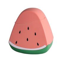 Mini lixeira de mesa com design fofo de melancia com tampa Mini lixeira de mesa com design fofo de melancia com tampa