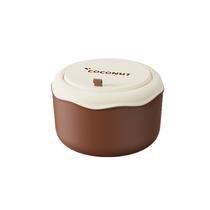 Mini lixeira de mesa Cute Coconut Design Plastic 182 g Mini lixeira de mesa Cute Coconut Design Plastic 182 g