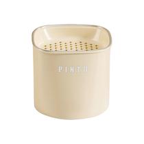 Mini lixeira de mesa de plástico 115g 14,5x14,5x13cm Mini lixeira de mesa de plástico 115g 14,5x14,5x13cm