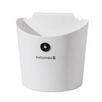 Mini lixeira de mesa de plástico branco 6L com tampa Mini lixeira de mesa de plástico branco 6L com tampa