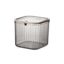 Mini lixeira de mesa elegante com tampa PET+ABS 15x14x14,5 cm Mini lixeira de mesa elegante com tampa PET+ABS 15x14x14,5 cm