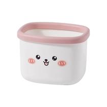 Mini lixeira de mesa Lata de lixo fofa de animais de desenho animado para mesa