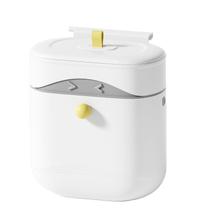 Mini lixeira de mesa, lixeira fofa para mesa de 1 litro com tampa deslizante Mini lixeira de mesa, lixeira fofa para mesa de 1 litro com tampa deslizante