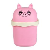 Mini Lixeira Decorativa Com Tampa para Mesa Quarto Cozinha Lixeira Infantil