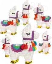 Mini Llama Pinatas GiftExpress 8x6, pacote com 6 lembrancinhas Mini Llama Pinatas GiftExpress 8x6, pacote com 6 lembrancinhas