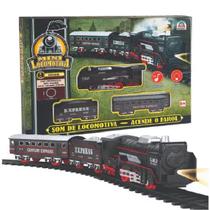 Mini Locomotiva Diversão Brinquedo Infantil Com Som E Luz