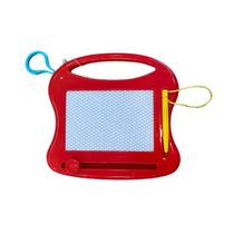 Mini Lousa Magica Pvc Para Desnhar ou Escrever Vermelha