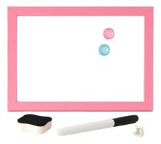 Mini Lousa Quadro Branco Magnético 20x30 Com Imã Caneta Apagador mural de tarefas