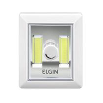 Mini Luminária Botão LED Dimerizável Portátil 3W 6500K Luz Branca Fria 3 Pilhas AAA Elgin Mini Luminária Botão LED Dimerizável Portátil 3W 6500K Luz Branca Fria 3 Pilhas AAA Elgin