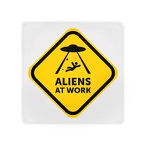 Mini Luminária Box Aliens At Work USB