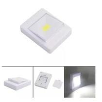 Mini Luminária COB Led Forte Armário Corredor Abajur Pilha Fixação Imã