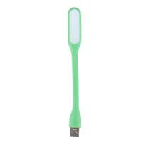 Mini Luminária com Lâmpada Led USB Portátil Flexível Verde Claro