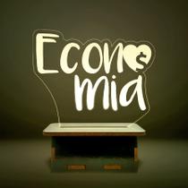 Mini Luminária Cursos - Economia