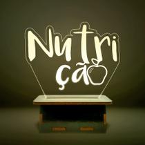 Mini Luminária Cursos - Nutrição - ShopC