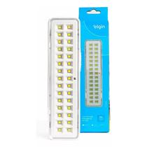 Mini Luminária de Emergência 16,1cm x 4,3cm, 110V/220V Elgin