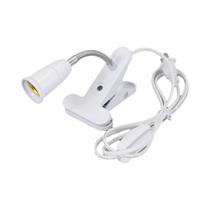 Mini Luminária De Leitura LED Recarregável Com Clipe Flexível, Luz Branca Quente E Fria Para Leitura