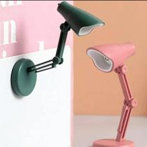 Mini Luminária de Mesa Magnetica, Leitura, Decoração